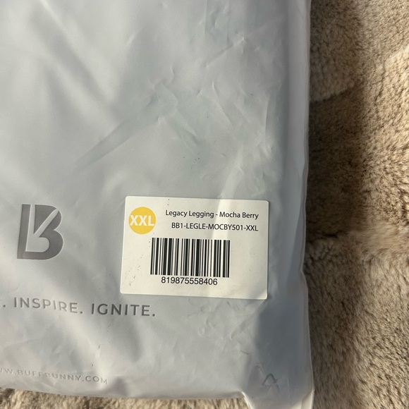 BuffBunny Black Leggings - Packaged - Picture 3 of 5
